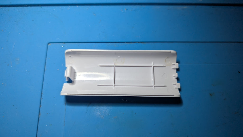 Batterilucka / Batterilock för Nintendo Wii Remote (Wiimote) – Vit