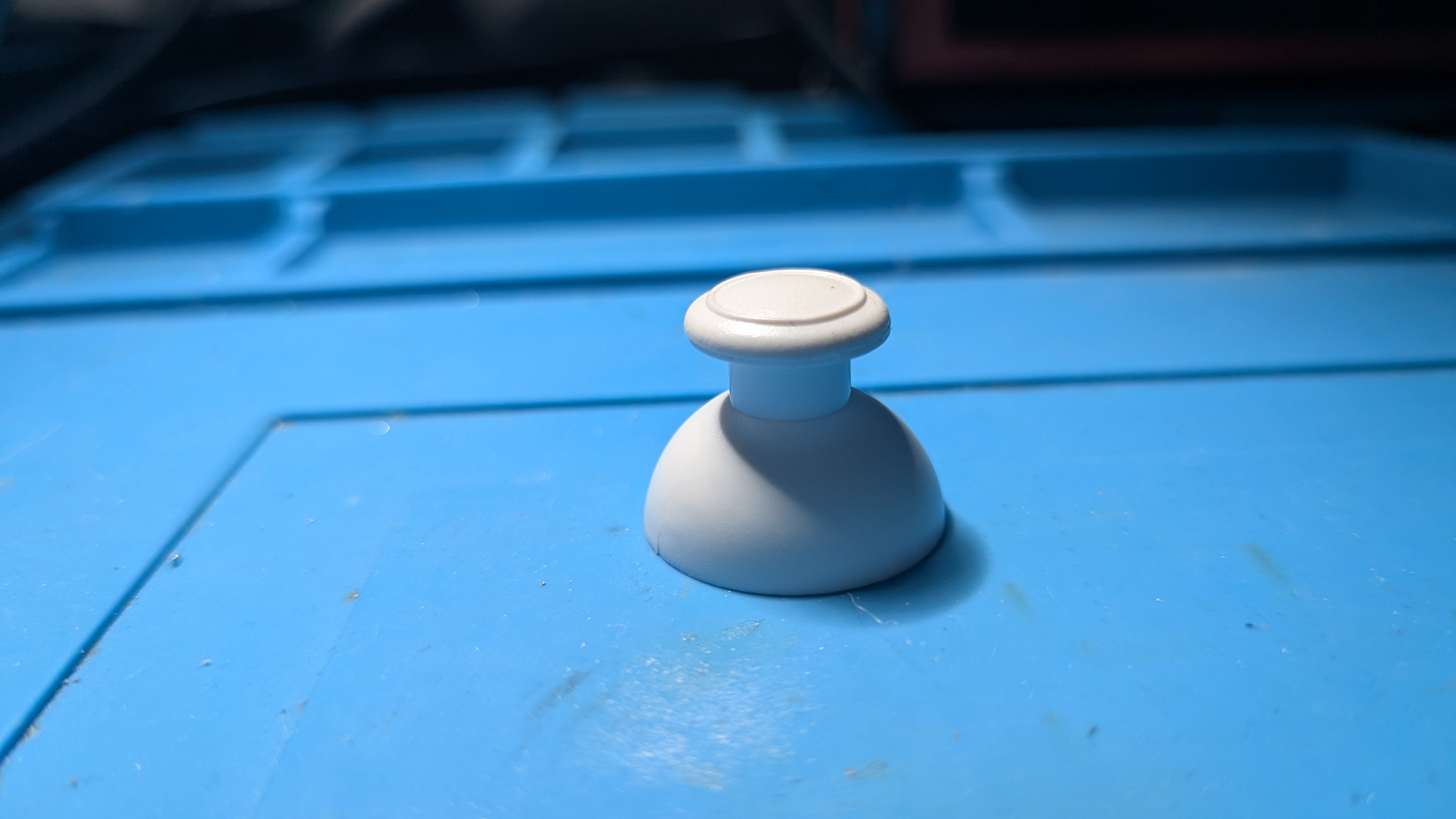 Premium Ersättningskåpa / Thumbstick Cap för Nintendo Wii Nunchuk - vit